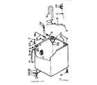 Kenmore 11071610100 cabinet parts diagram