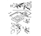 Kenmore 11071610110 top & console assembly diagram