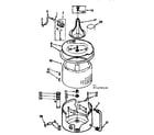 Kenmore 11071670200 tub & basket assembly diagram
