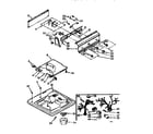 Kenmore 11071670400 top & console assembly diagram