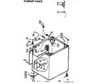Kenmore 11071670410 cabinet parts diagram