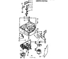 Kenmore 11071670110 drive system diagram