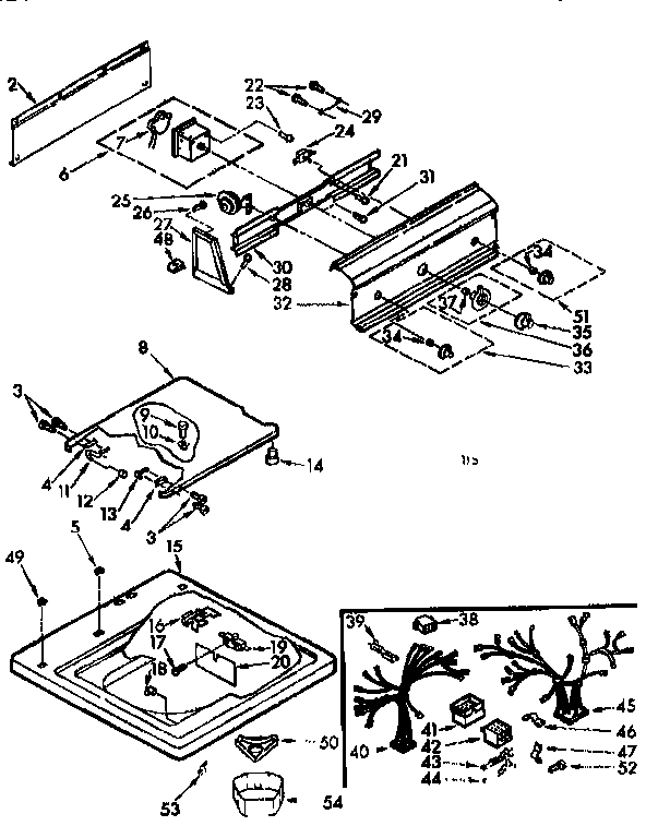 TOP AND CONSOLE ASSEMBLY