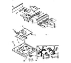 Kenmore 11071670110 top and console assembly diagram