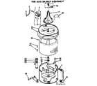 Kenmore 11071670220 tub and basket assembly diagram
