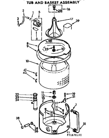 Tub and basket assembly