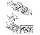 Kenmore 11071670120 top and console assembly diagram