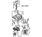 Kenmore 11071770600 drive system diagram