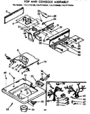 Top and console assembly
