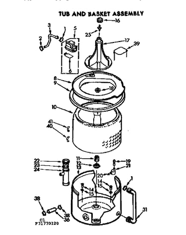 Tub and basket assembly