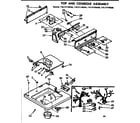 Kenmore 11071770220 top and console assembly diagram