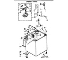 Kenmore 11071910100 cabinet parts diagram