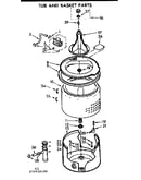 Tub and basket parts