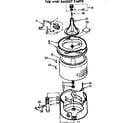 Kenmore 11071910110 tub and basket parts diagram