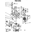 Kenmore 11071910120 drive parts diagram
