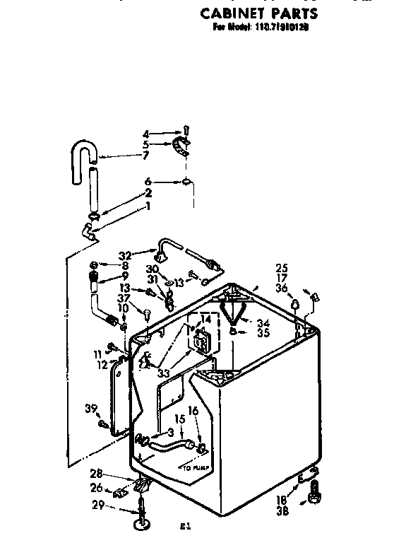 CABINET PARTS