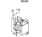 Kenmore 11071910120 cabinet parts diagram