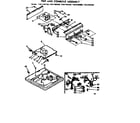 Kenmore 11071960400 top and console assembly diagram