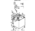 Kenmore 11071960610 cabinet parts diagram