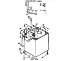 Kenmore 11071960620 cabinet parts diagram