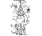 Kenmore 11071960820 tub and basket parts diagram