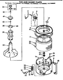 Tub and basket parts