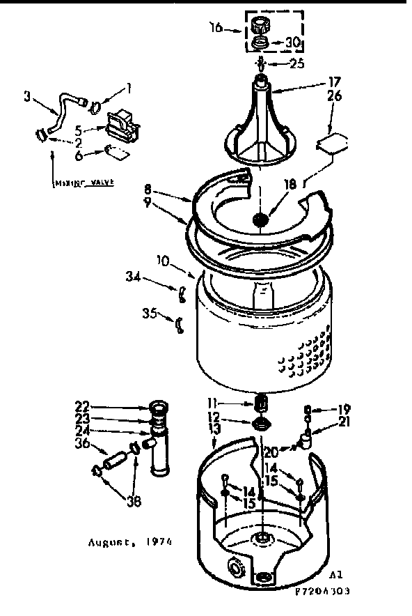 TUB AND BASKET ASSEMBLY