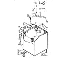 Kenmore 1107204303 cabinet parts diagram