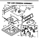 Top and console assembly