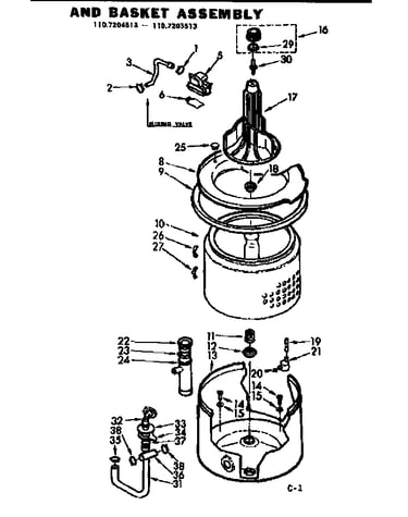 Tub and basket assembly