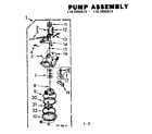Kenmore 1107205513 pump assembly diagram