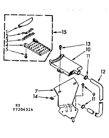 Suds-filter assembly
