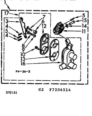 Two way valve assembly