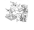 Kenmore 1107204515 top & console assembly diagram