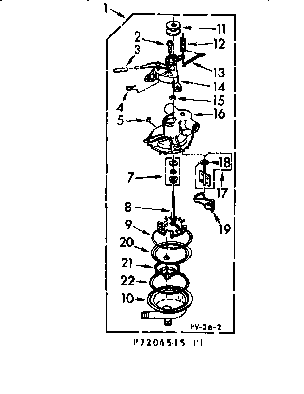 SUDS-PUMP ASSEMBLY