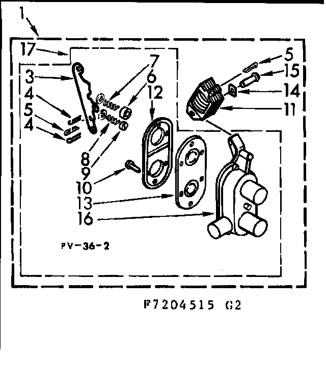 Two way valve assembly