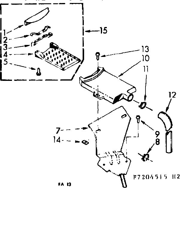 NON-SUDS FILTER ASSEMBLY