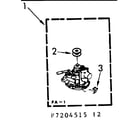 Kenmore 1107205515 non-suds pump assembly diagram