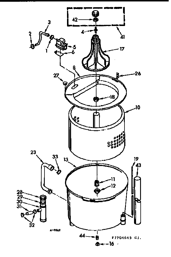 TUB & BASKET ASSEMBLY