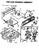 Top and console assembly
