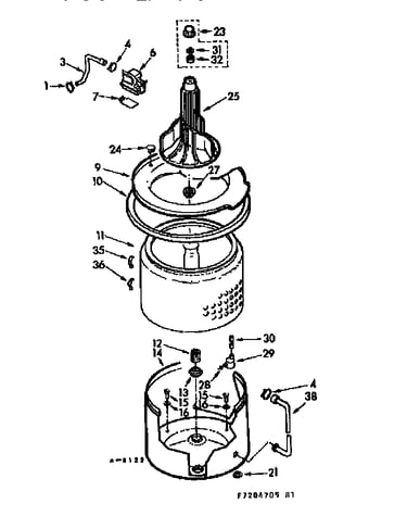 Tub and basket assembly