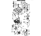Kenmore 1107204705 drive system diagram