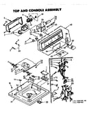 Top and console assembly