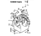 Kenmore 1107204904 cabinet parts diagram