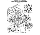 Sears 1107207103W10 machine sub-assembly diagram