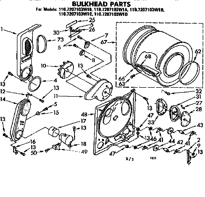 Bulkhead parts