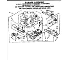 Sears 1107207103W10 burner assembly diagram