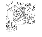 Kenmore 1107207612 cabinet parts diagram
