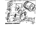 Kenmore 1107207612 bulkhead assembly diagram
