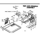 Top and console assembly